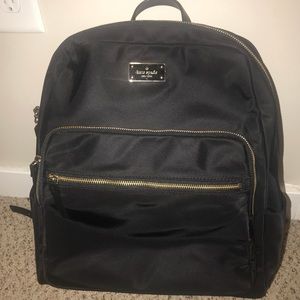 Black Nylon Kate Spade backpack!
